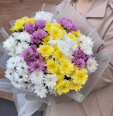 Букет из разноцветных 