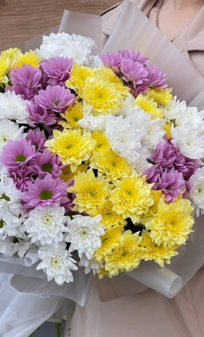 Букет из разноцветных 