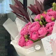 Букет из пионовидных розочек  2