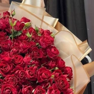 букет из 25 кустовых роз  3