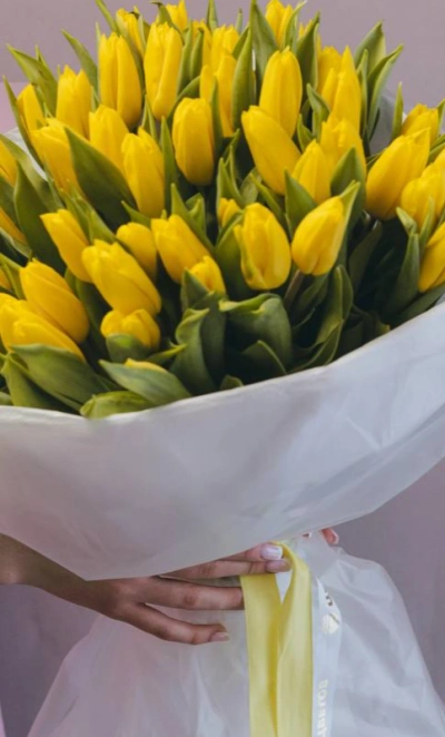 Букет из 51 тюльпана 