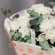 Букет из хризантем &laquo;Светлая искра&raquo; 1