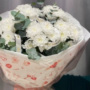 Букет из хризантем &laquo;Светлая искра&raquo; 2