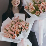 Букет из премиум тюльпанов 25 шт 2