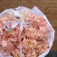   Монобукет из розовых гортензий 2