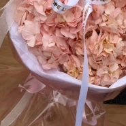   Монобукет из розовых гортензий 3