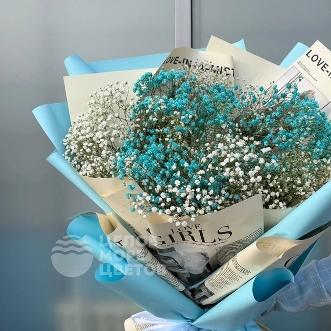 Букет-гигант из гипсофилы