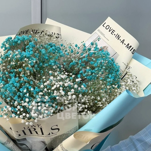 Букет-гигант из гипсофилы