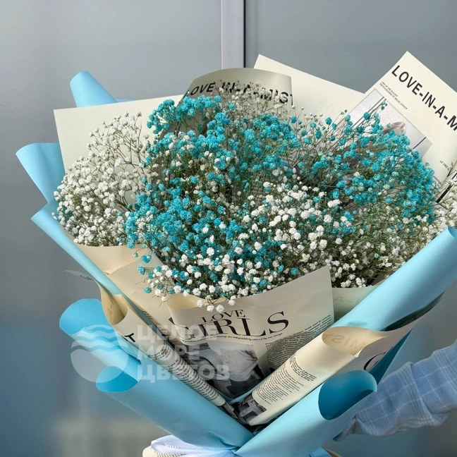 Букет-гигант из гипсофилы