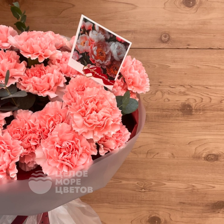 Букет &laquo;Розовое счастье&raquo; с диантусами