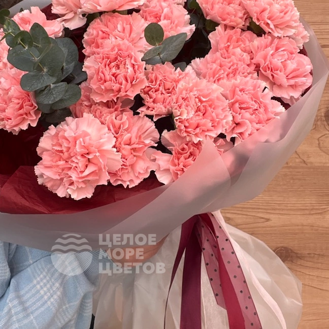 Букет &laquo;Розовое счастье&raquo; с диантусами