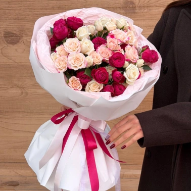 Букет «Розовая гармония»