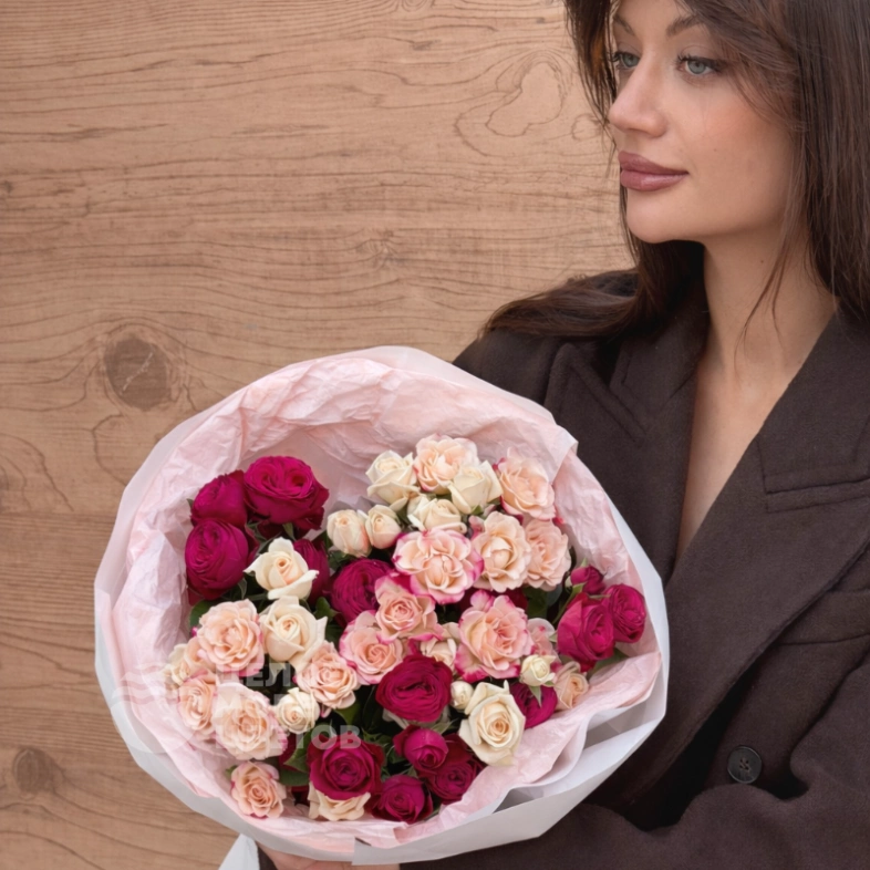 Букет &laquo;Розовая гармония&raquo;