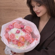 Букет &laquo;Пудровая нежность&raquo; 0