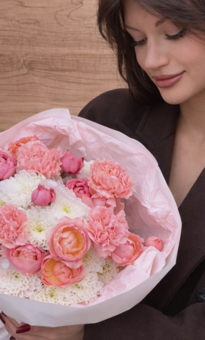 Букет «Пудровая нежность»