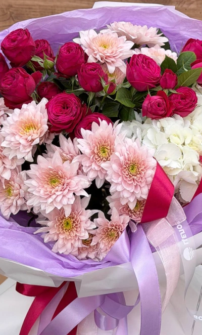 Букет «Нежный контраст»